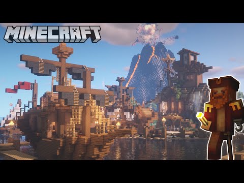 Transforming a Pirate Village in Minecraft | Build Timelapse