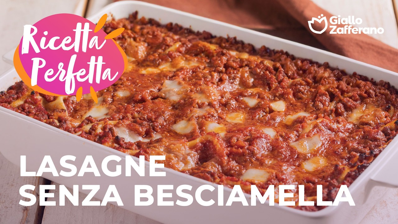 LASAGNE SENZA BESCIAMELLA - versione cremosa da provare🍅✨