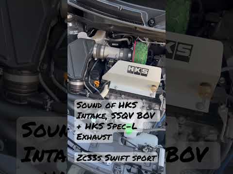 Zc33s Swift Sport - Sound of HKS Intake, Super SQV BOV + HKS Spec-L Exhaust