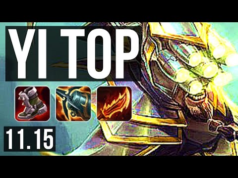 MASTER YI vs AKSHAN (TOP) (DEFEAT) | 1200+ games, 1.4M mastery | KR Diamond | v11.15