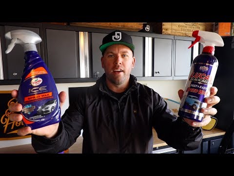 TURTLE WAX ICE SPRAY WAX VS LUCAS OIL MIST SPEED SPRAY WAX
