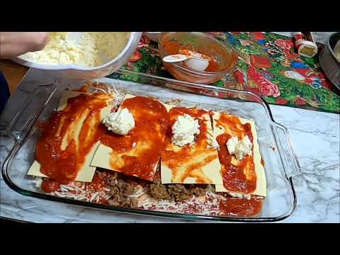 Lasagna Using Barilla Oven Ready Lasagna