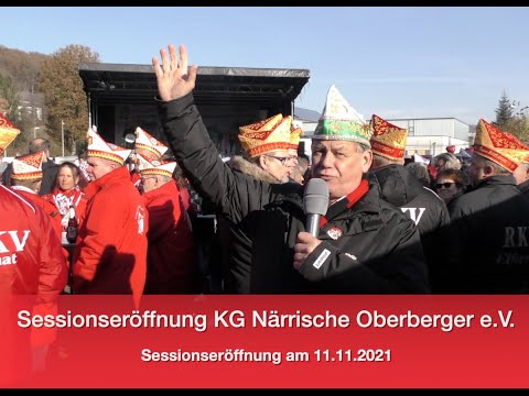 Sessionseröffnung der KG Närrische Oberberger am 11.11.2021