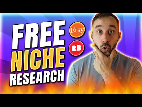 🔥Free Niche Research Tools for Etsy & Redbubble (PODcs Tutorial)