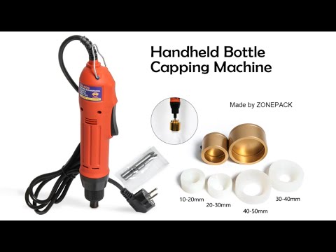 How to use handheld capping machine