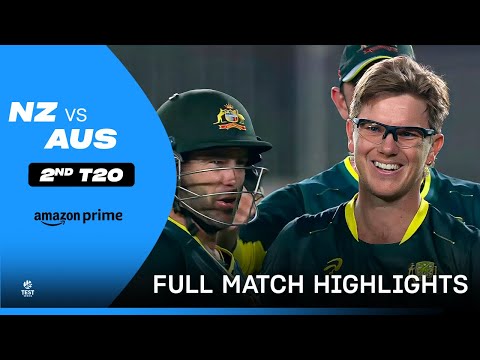 NZ vs AUS 2nd T20I - Cricket Highlights | Prime Video India