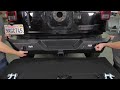 Turn Offroad Rear Bumper w/ Hitch Receiver - JK