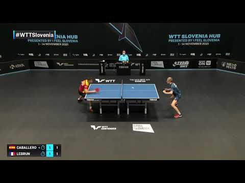 Carlos Caballero vs Felix Lebrun | WTT Contender Laško 2021 | MS | Qual