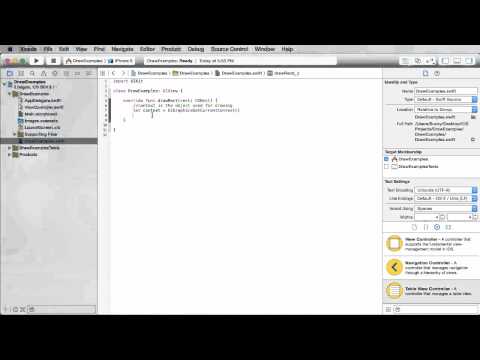 iOS Development with Swift Tutorial   23   Drawing with Core Graphics
