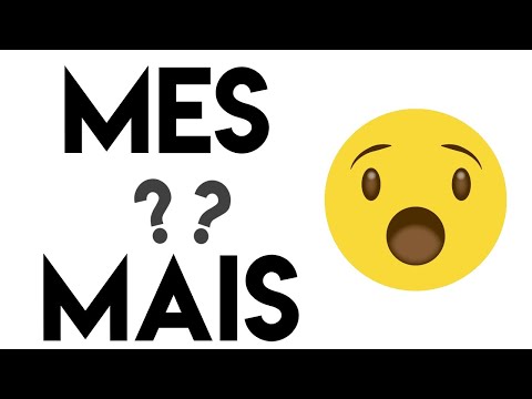 Les homophones MAIS/MES