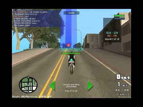 uDka Archives / 17.11.2013 / [SGA]H!J@CK plays the map "Psycho NRG SF" (SGA vs SKC) / MTA:SA Race CW