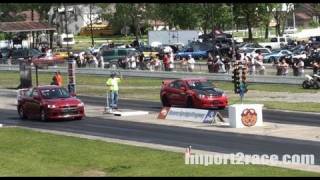 preview picture of video 'EVO X MR vs Cobalt SS Turbo @ Beaver Springs Dragway PA'