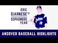 Eric Giarnese ‘21 (sophomore season highlights)