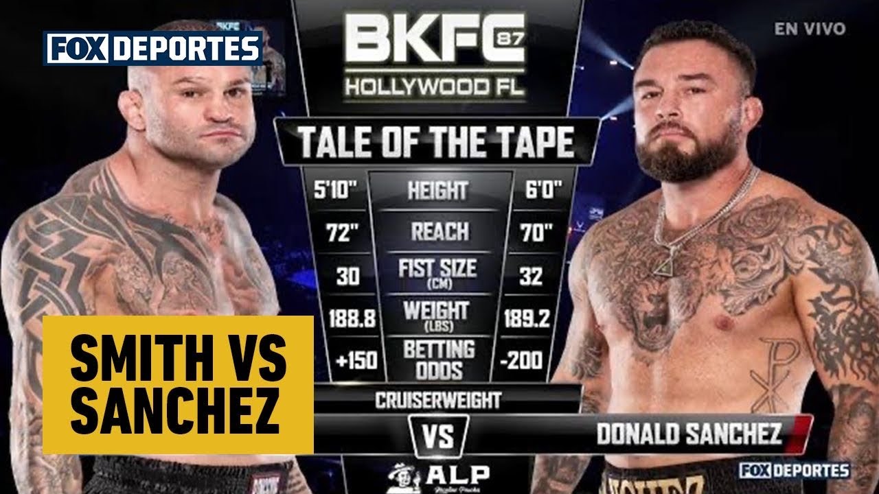 🔥SMITH VS SANCHEZ | DECISIÓN DIVIDIDA. Jeremy Smith y Donald Sánchez un combate muy parejo | BKFC