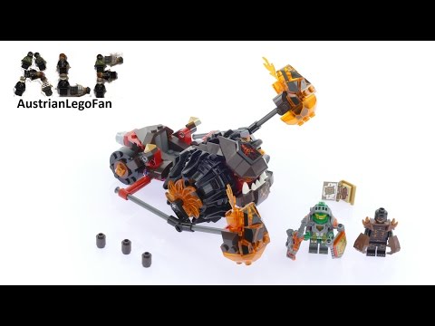 Vidéo LEGO Nexo Knights 70313 : L'écrase-lave de Moltor