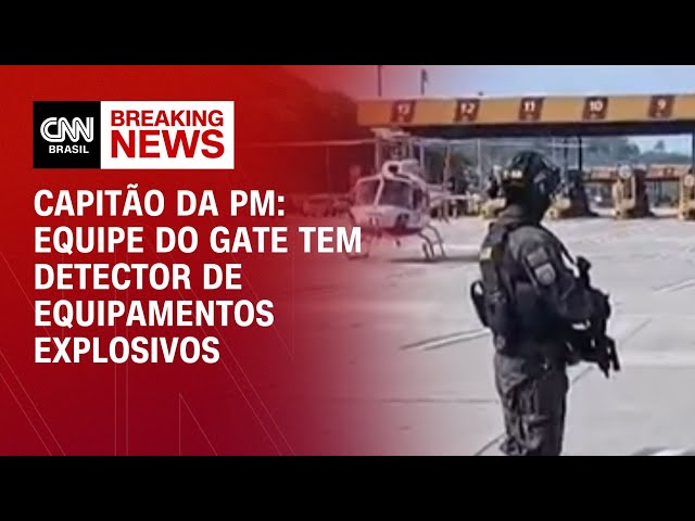 Rodoanel interditado: Capitão da PM detalha ação do Gate em casos de explosivos | CNN NOVO DIA