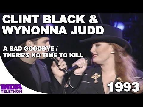 Clint Black & Wynonna Judd - "A Bad Goodbye" & "There's No Time To Kill" (1993) - MDA Telethon