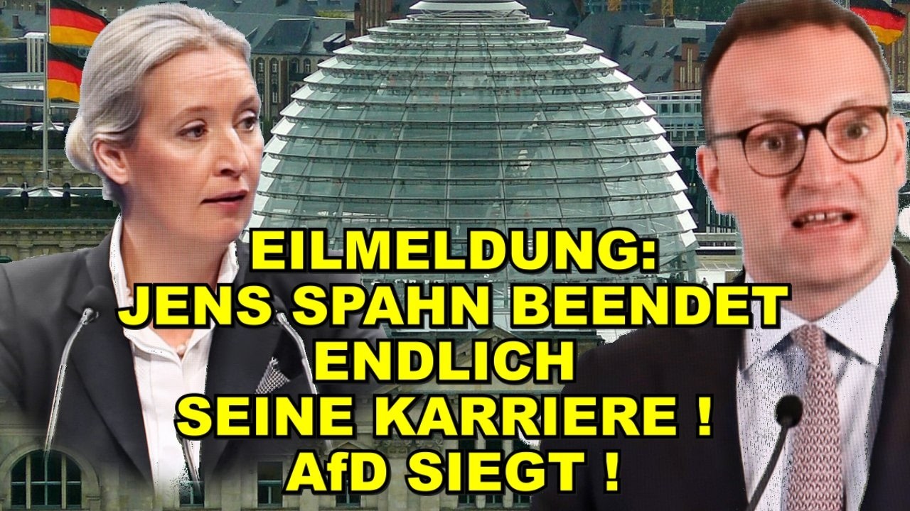 EIL: SPAHN BEENDET KARRIERE! AfD SIEGT!