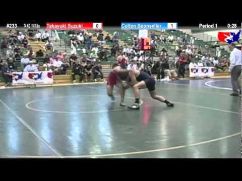 Sunkist Freestyle 74kg - Takayuki Suzuki vs. Colt Sponseller