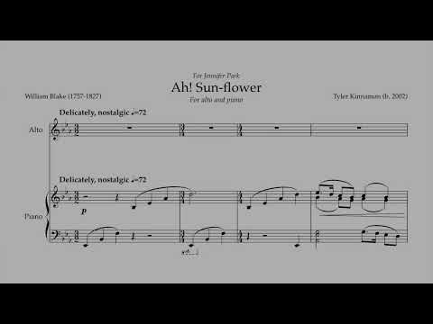 Ah! Sun flower by Tyler Kinnaman with score