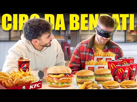 ORDINIAMO DA TUTTI I FASTFOOD (MC DONALD, BURGER KING, KFC) DA BENDATI - FORSE ERA MEGLIO NON FARLO!