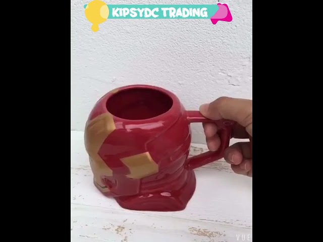 Vídeo relacionado con ALMACENESADAN 2577; Taza cerámica Ironman; cabeza Iron man; capacidad 325 ml