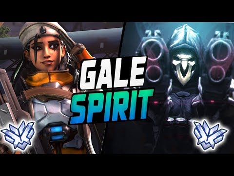 GALE BEST ANA AND SPIRIT PRO REAPER! PERFECT DUO! [ OVERWATCH SEASON 10 TOP 500 ]