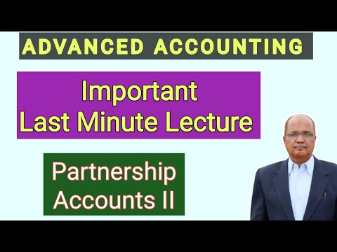 Advanced Accounting II Partnership Accounts 1 II Theory II Part 1 II Khans Commerce Tutorial II