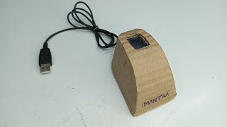 How to make fingerprint device#cardboardcraft#craft