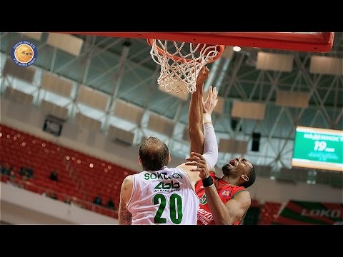 1/4 playoffs. Lokomotiv-Kuban vs. UNICS Game 1 Highlights