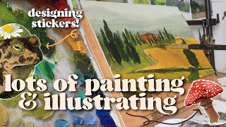 A (realistic) studio vlog  ✿ a few stressful weeks of shop launch prep!
