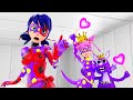 Miraculous The Ladybug - QUEEN BOUNCELIA Transformation!(Garten of Banban 4 Animation!)