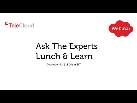 TeleCloud Ask The Experts Webinar: Voicemail Transcription, New Mobile App, Text to Speech, & SMS