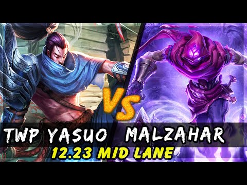 TheWanderingPro - Yasuo vs Malzahar MID Patch 12.23 - Yasuo Gameplay