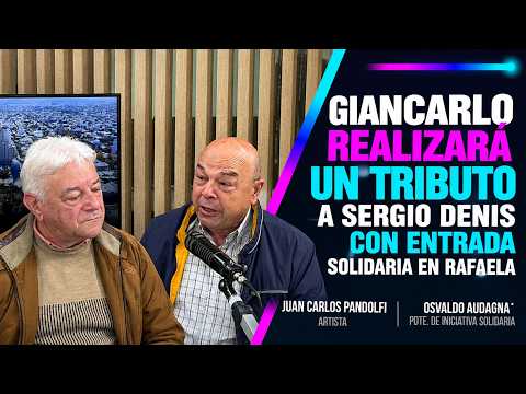 Giancarlo realizará un tributo a Sergio Denis con entrada solidaria en Rafaela