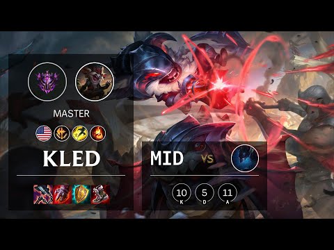 Kled Mid vs Nocturne - NA Master Patch 11.8