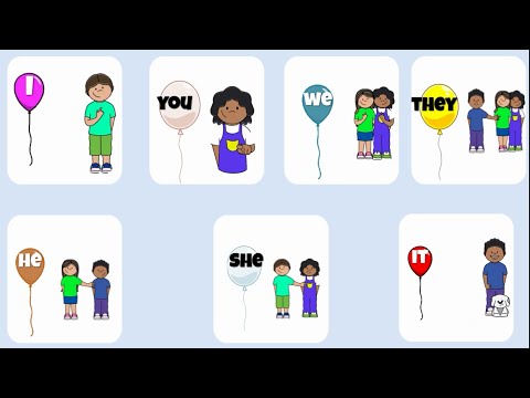 I, you, we, they, he, she, it | Subject Pronouns for kids| English Grammar