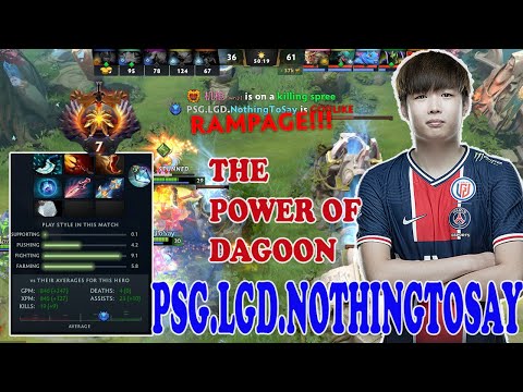 PSG.LGD.NOTHINGTOSAY [ PUCK ] THE POWER OF DAGONNN DOTA 2