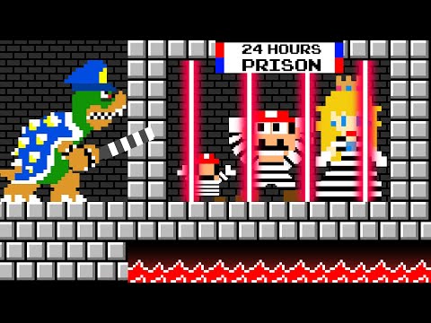 Mario's Family Is Locked In Bowser's Prison In 24 Hour Challenge!