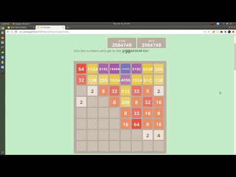 2048 8x8, from 131072 to 1048576 tile in 4 hours!