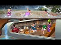 Flood Me Underground Tunnel House Barish Me Gaon Floods Rescue Hindi Kahani Moral Stories Comedy