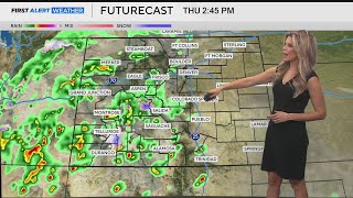 Chances for rain return this evening in Denver, more mountain snow likely