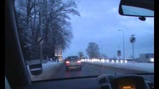 preview picture of video 'My Journey to Work - Through the Snow'