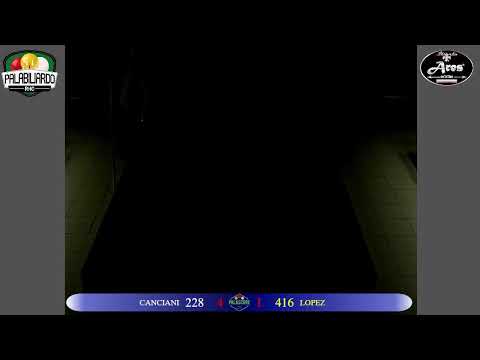 1 Febbraio 2023 - Lopez Vs Canciani  - Live Dal Palabiliardo Rho