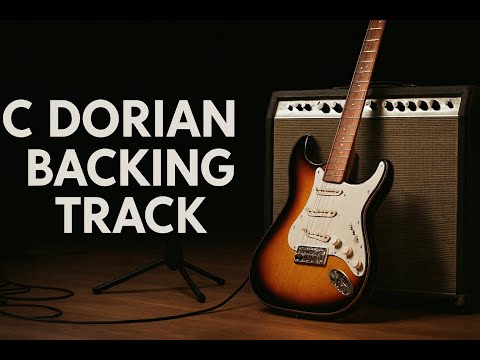 C Dorian Guitar Backing Track | Smooth 90 BPM Minor Groove for Soloing & Modal Practice