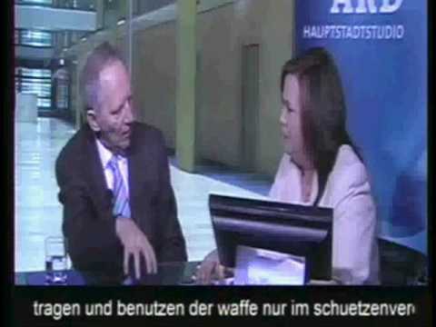 tagesschau-Video-Chat mit Wolfgang Schäuble (CDU) - 12.3.2009 - Teil 1