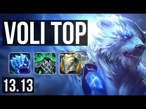 VOLI vs JAYCE (TOP) | 6 solo kills, Godlike, 11/4/12, 300+ games | KR Diamond | 13.13