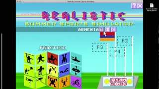 "Realistic Summer Sports Simulator" for Mac! + Download link