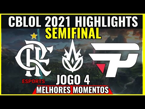 CBLOL FLA vs PNG Highlights Jogo 4 | CBLOL 2021 1ª Etapa SEMIFINAL Flamengo vs paiN Gaming