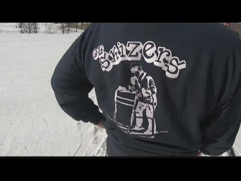 Skizers hit the slopes at Hidden Valley